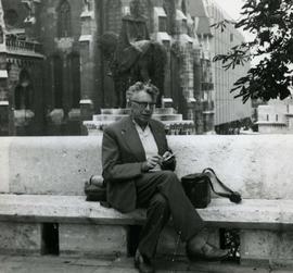 Józef Piotrowski na Wzgórzu Zamkowym