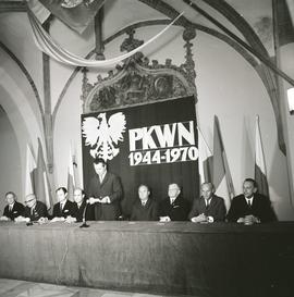 Przemowa przewodniczącego Prezydium Rady Narodowej Stanisława Panka.