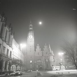 Wrocławski Ratusz nocą
