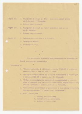 Program III Plenarnej Sesji Rady Naukowej