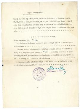 Odpis wierzytelny