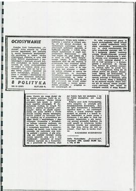 Syberyjska sonata. POSŁOWIE. Do książki pod tytułem „OCIOSANI” ZOFII TARKOCIŃSKIEJ. Czy to już ty...