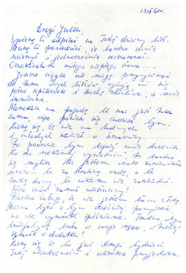 List do Juliana Fercza