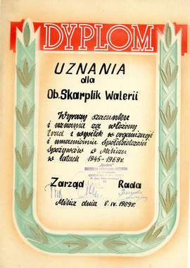 Dyplom uznania