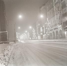 Przedświąteczny Wrocław nocą