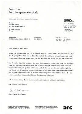 List od Sigruna Eckelmanna