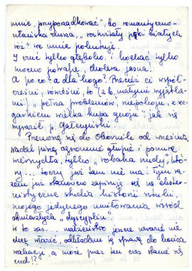 List do Juliana Fercza