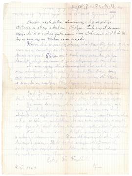 List do Marii Fercz