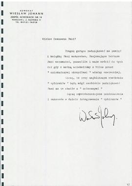 Syberyjska sonata. POSŁOWIE. Do książki pod tytułem „OCIOSANI” ZOFII TARKOCIŃSKIEJ. Czy to już ty...