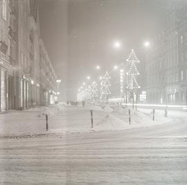 Przedświąteczny Wrocław nocą