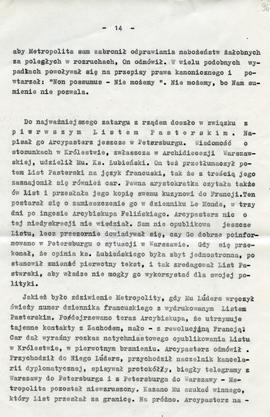 Pierwsze miesiące pobytu arcybiskupa Zygmunta Szczęsnego Felińskiego w Warszawie