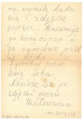 List do Juliana Fercza
