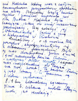 List do Juliana Fercza