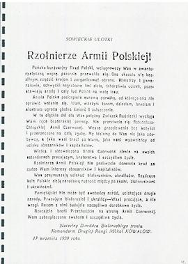 Syberyjska sonata. POSŁOWIE. Do książki pod tytułem „OCIOSANI” ZOFII TARKOCIŃSKIEJ. Czy to już ty...